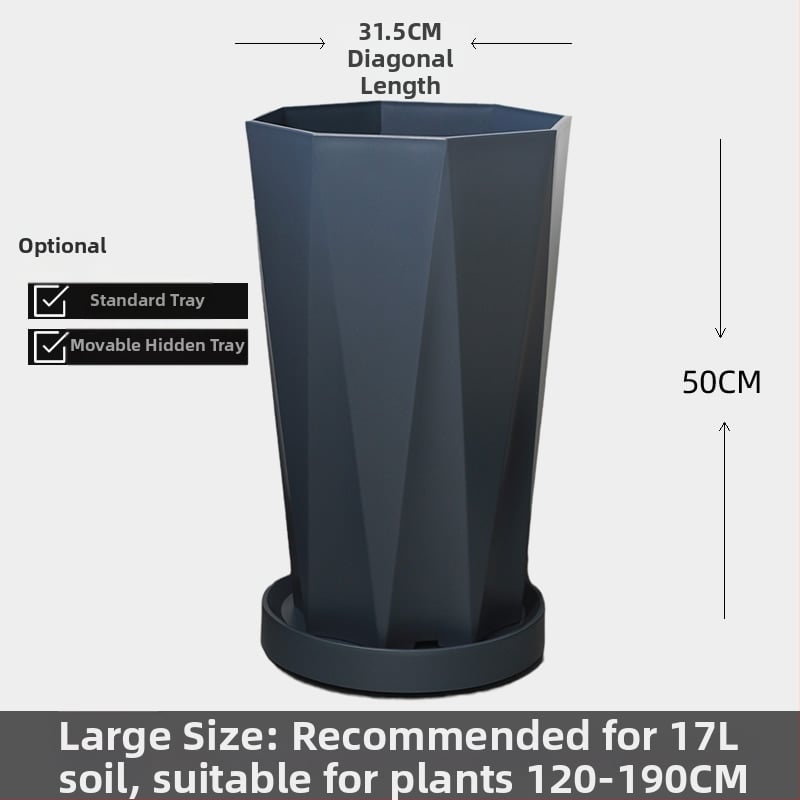 Plastični lonac za cvijeće, podni, za kućno vrtlarstvo, bez uvoza