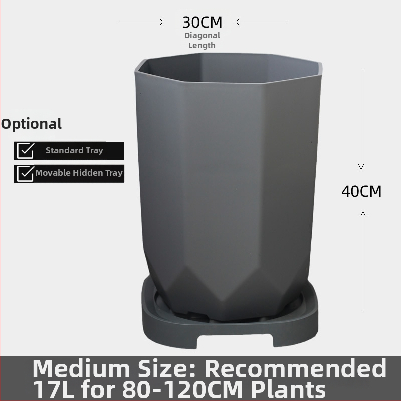 Plastični lonac za cvijeće, podni, za kućno vrtlarstvo, bez uvoza