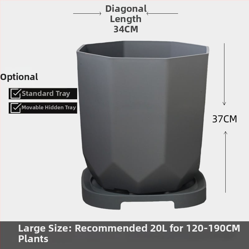 Plastični lonac za cvijeće, podni, za kućno vrtlarstvo, bez uvoza