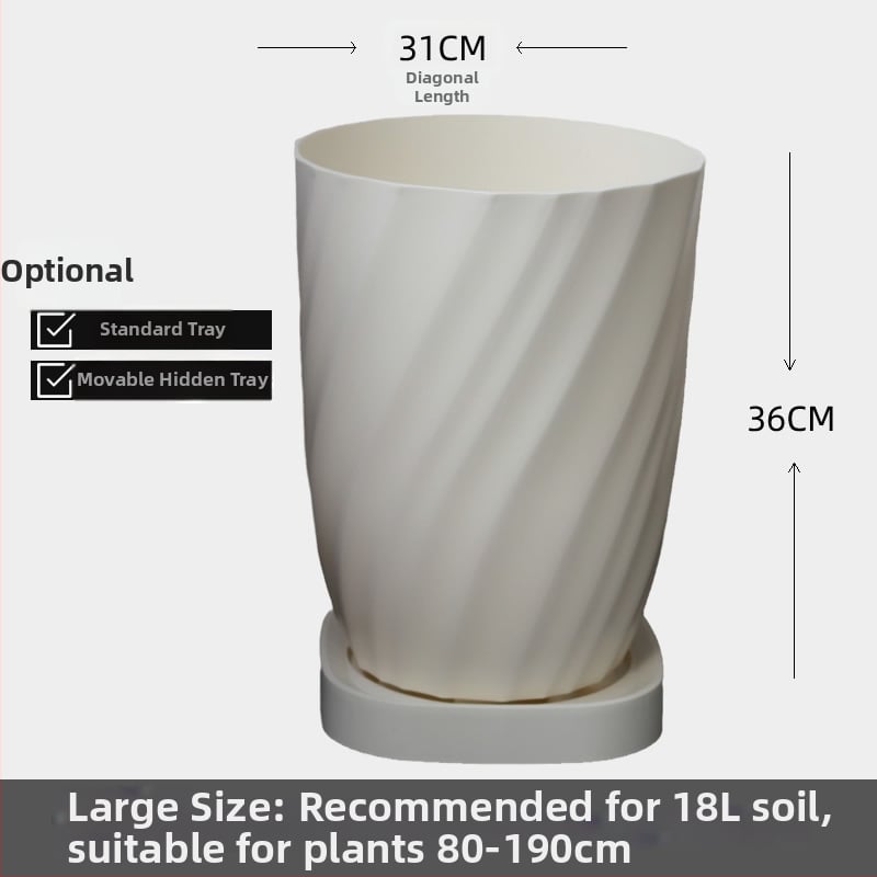 Plastični lonac za cvijeće, podni, za kućno vrtlarstvo, bez uvoza