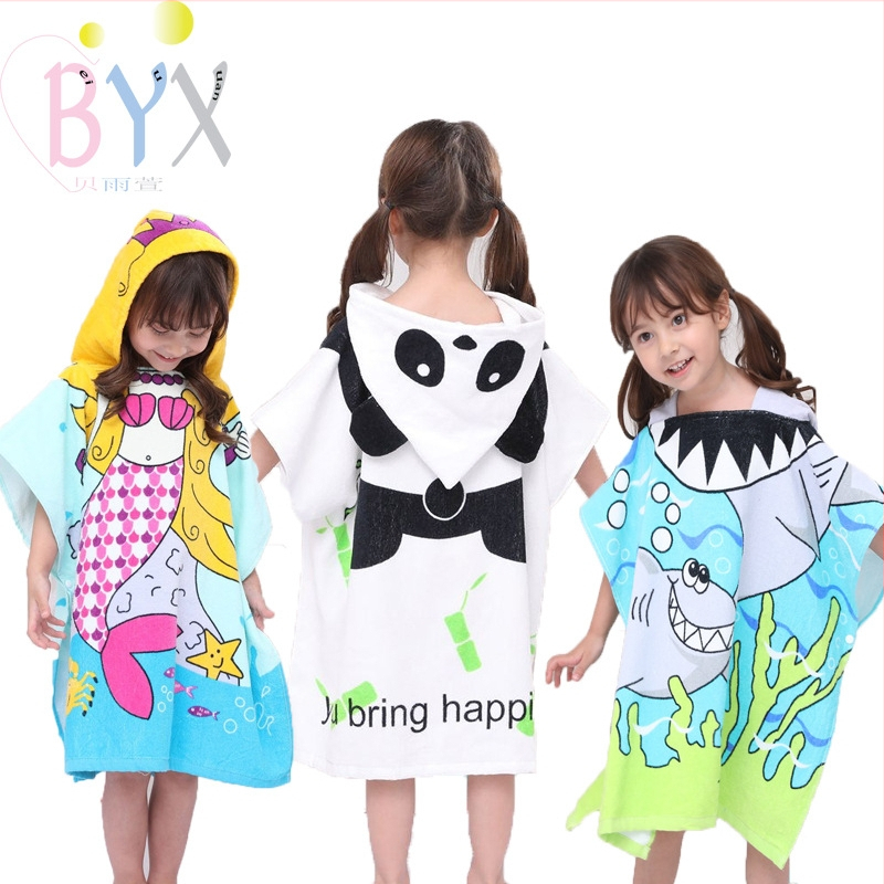 Detská osuška s kapucňou a potlačou zvierat, 100% bavlna, 300-400 g, priadza 32, možnosť personalizovanej úpravy