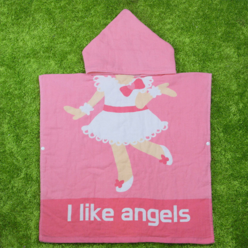 Vaikų rankšluostis su gobtuvu, animacinių gyvūnų atspaudas, 100% medvilnė, 300-400 g, siūlų skaičius 32, galimybė individualizuoti apdorojimą