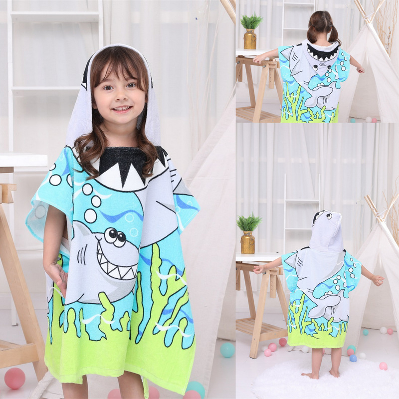 Vaikų rankšluostis su gobtuvu, animacinių gyvūnų atspaudas, 100% medvilnė, 300-400 g, siūlų skaičius 32, galimybė individualizuoti apdorojimą