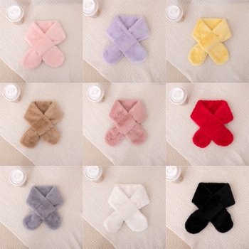 Téli plüss kendő gyerekeknek, meleg poliészter, warp kötés, utazáshoz