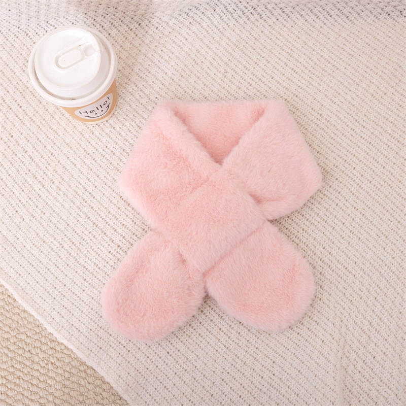 Téli plüss kendő gyerekeknek, meleg poliészter, warp kötés, utazáshoz