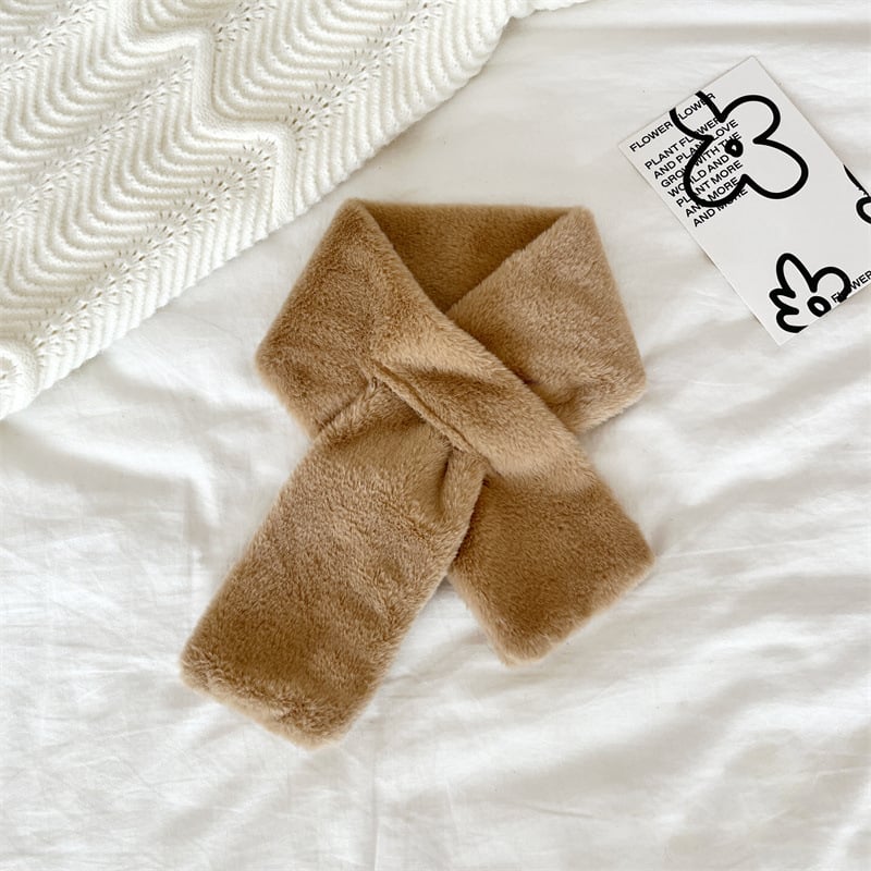 Téli plüss kendő gyerekeknek, meleg poliészter, warp kötés, utazáshoz