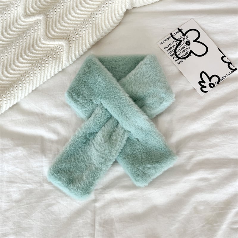 Téli plüss kendő gyerekeknek, meleg poliészter, warp kötés, utazáshoz