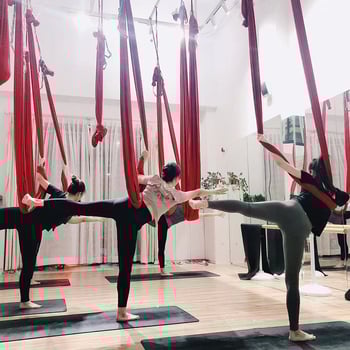 Yuyue oro jogos hamakas – jogos pagalbos įranga, kvadratinis raštas, tempimo diržai/joga virvė