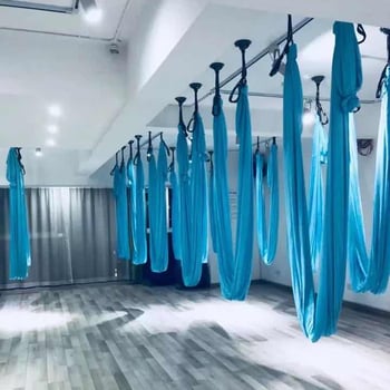 Yuyue oro jogos hamakas – jogos pagalbos įranga, kvadratinis raštas, tempimo diržai/joga virvė