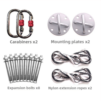 Yuyue oro jogos hamakas – jogos pagalbos įranga, kvadratinis raštas, tempimo diržai/joga virvė