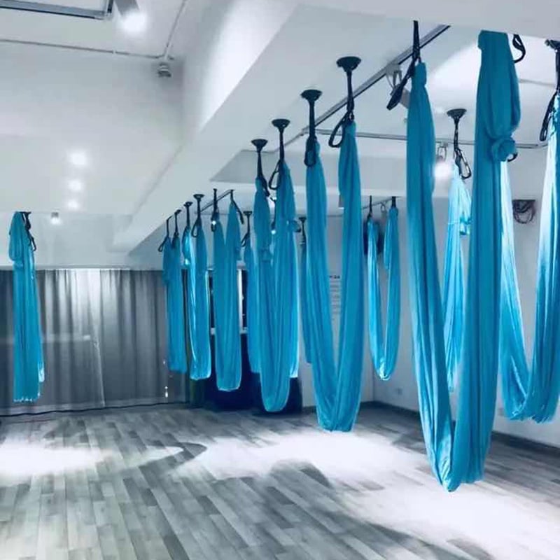 Yuyue oro jogos hamakas – jogos pagalbos įranga, kvadratinis raštas, tempimo diržai/joga virvė