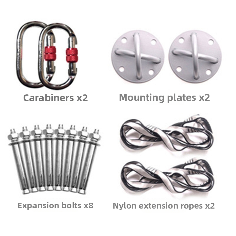 Yuyue oro jogos hamakas – jogos pagalbos įranga, kvadratinis raštas, tempimo diržai/joga virvė