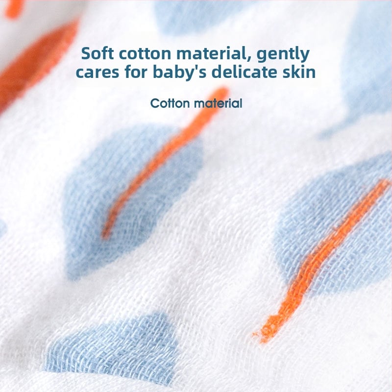 Šešių sluoksnių medvilninė gaze kūdikiams ir vaikams, daugiau nei 95% medvilnės, animacinis raštas, aukštas sugeriamumas, tinkamas kūdikiams ir vaikams iki 6 metų