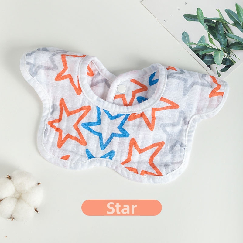 Šešių sluoksnių medvilninė gaze kūdikiams ir vaikams, daugiau nei 95% medvilnės, animacinis raštas, aukštas sugeriamumas, tinkamas kūdikiams ir vaikams iki 6 metų