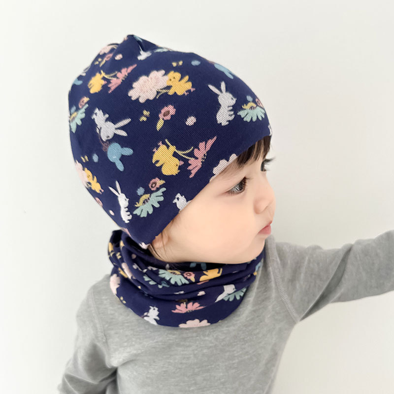 Žieminė megztinė kepurė su kaklo apsauga, šiluma ir vėjo atsparumas — And Le Bedi, medvilnė