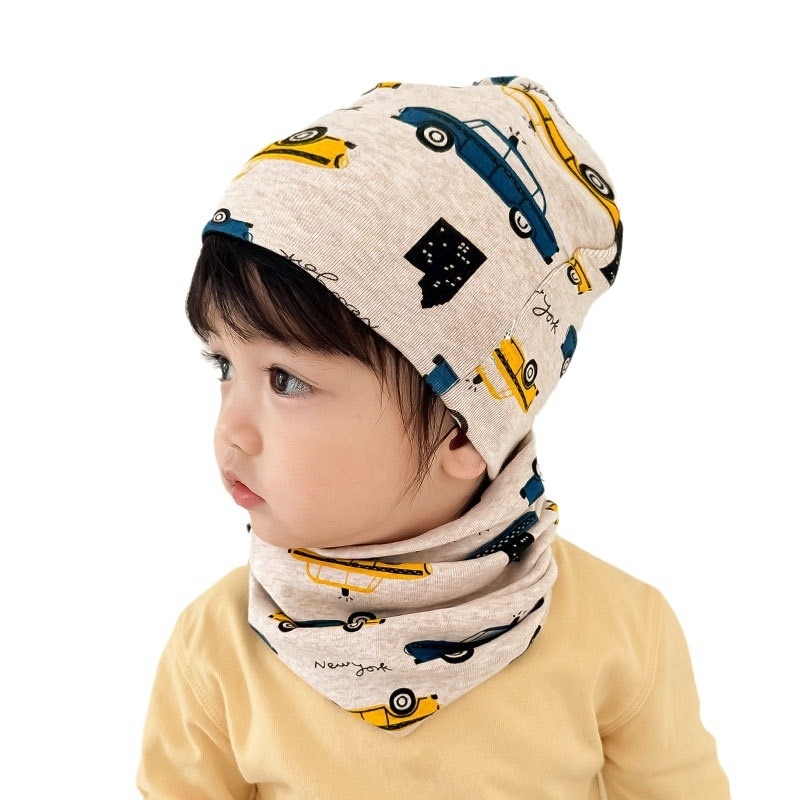 Žieminė megztinė kepurė su kaklo apsauga, šiluma ir vėjo atsparumas — And Le Bedi, medvilnė