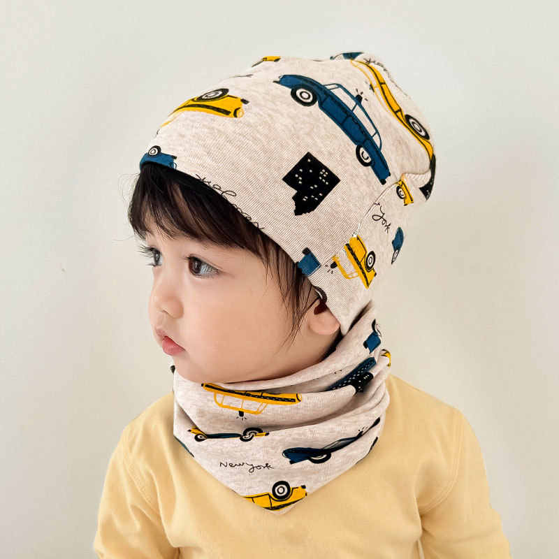 Žieminė megztinė kepurė su kaklo apsauga, šiluma ir vėjo atsparumas — And Le Bedi, medvilnė