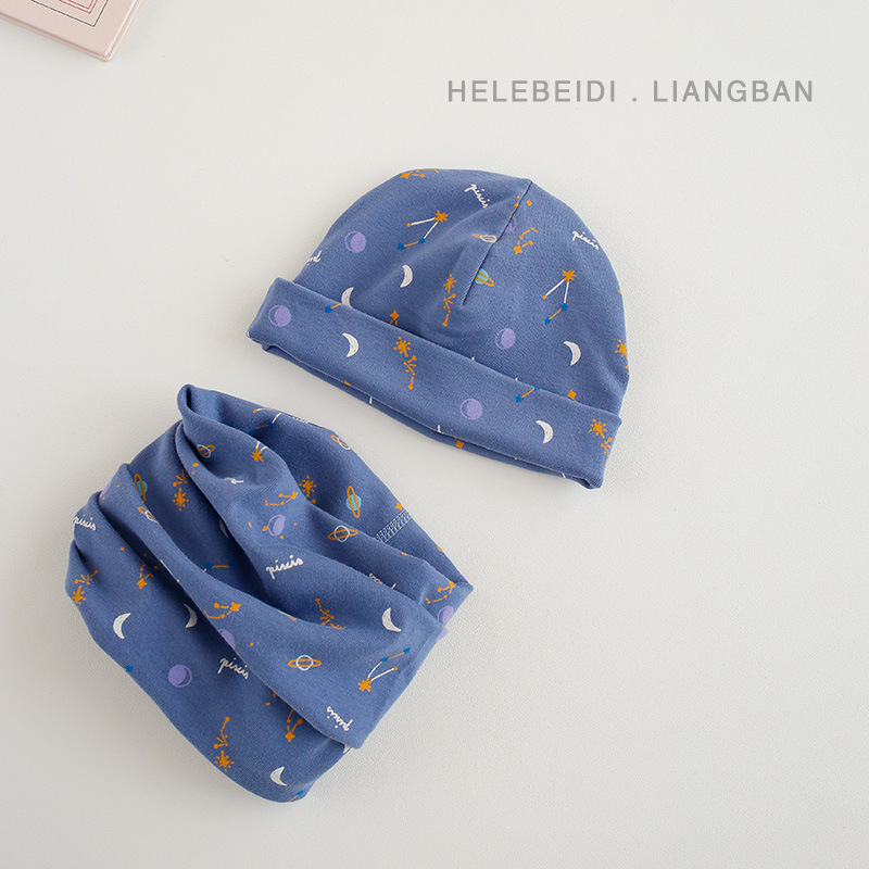 Žieminė megztinė kepurė su kaklo apsauga, šiluma ir vėjo atsparumas — And Le Bedi, medvilnė