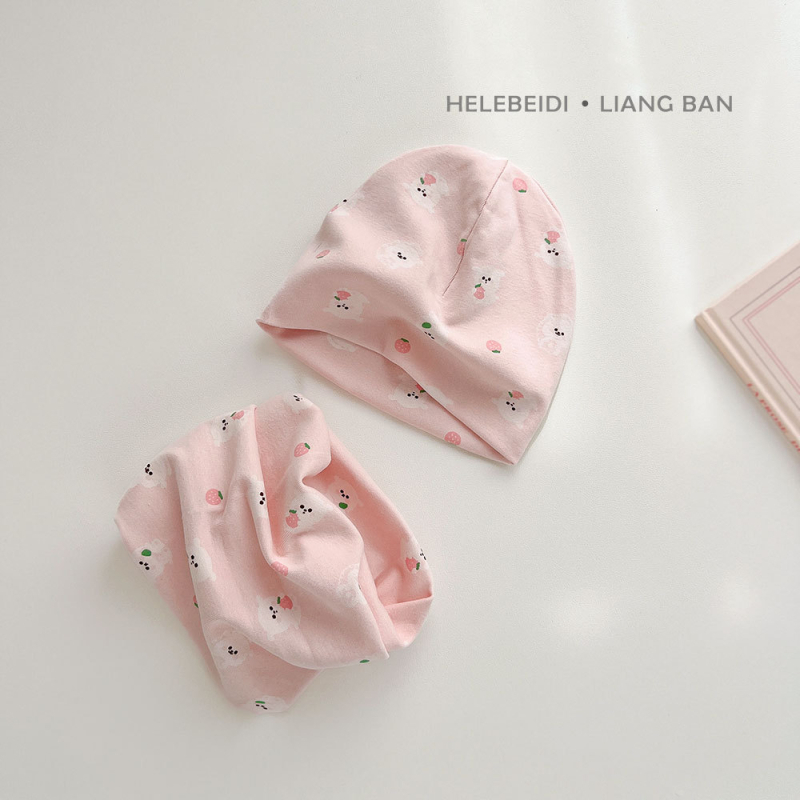 Žieminė megztinė kepurė su kaklo apsauga, šiluma ir vėjo atsparumas — And Le Bedi, medvilnė