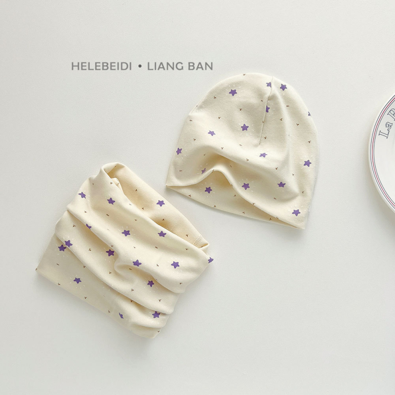 Žieminė megztinė kepurė su kaklo apsauga, šiluma ir vėjo atsparumas — And Le Bedi, medvilnė