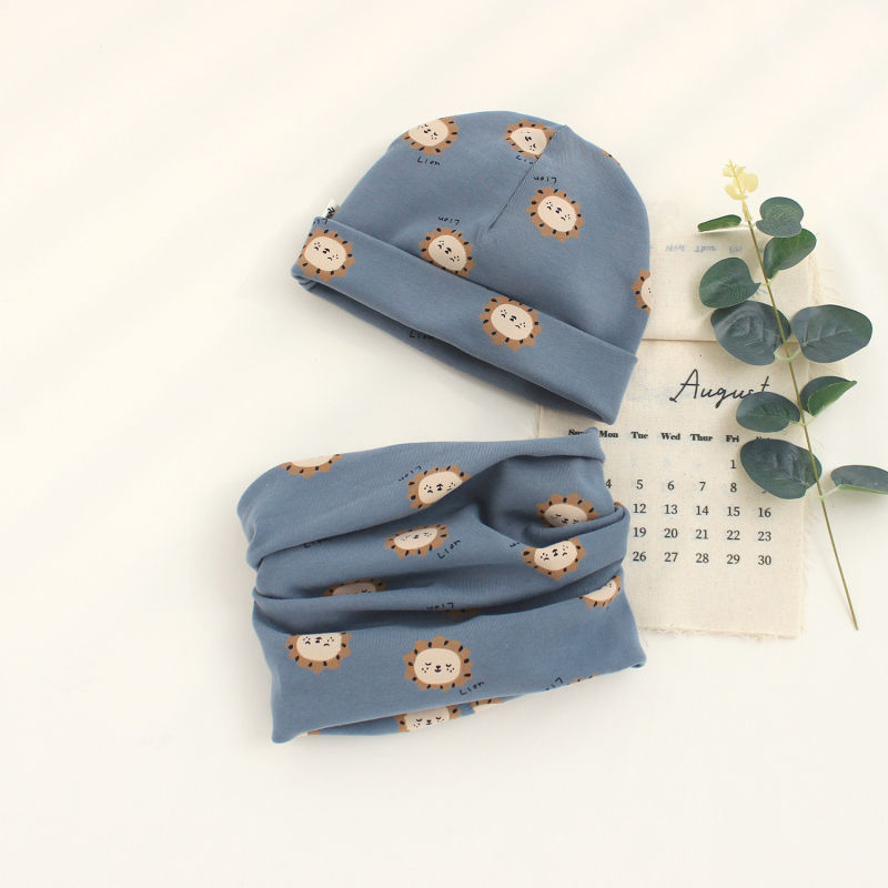 Žieminė megztinė kepurė su kaklo apsauga, šiluma ir vėjo atsparumas — And Le Bedi, medvilnė