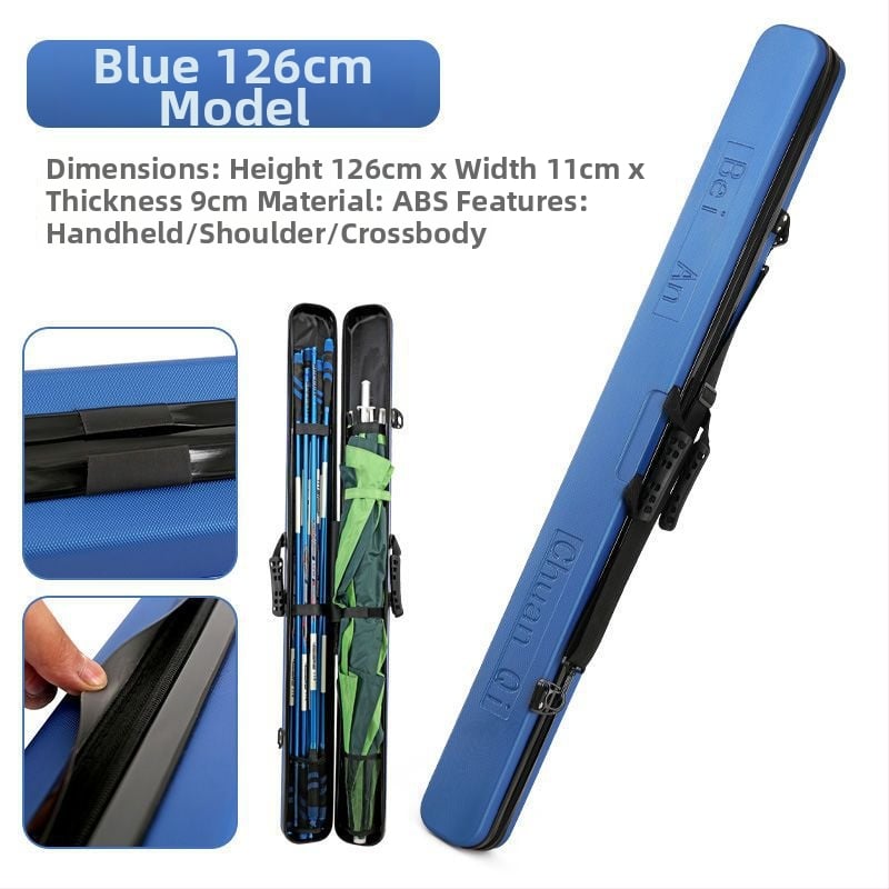 Cieta futlāja makšķerēšanas piederumiem - ultra vieglā, ūdensnecaurlaidīgs un daudzfunkcionāls; Zīmols Unique, Materiāls: Plastmasa