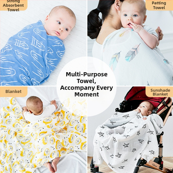 Kūdikio susiuvimo skraistė iš bambuko pluošto ir medvilnės, vasariška lengva, 70% bambuko, 30% medvilnės, karikatūrinis raštas, tinkama kūdikiams ir 1–3 metų vaikams