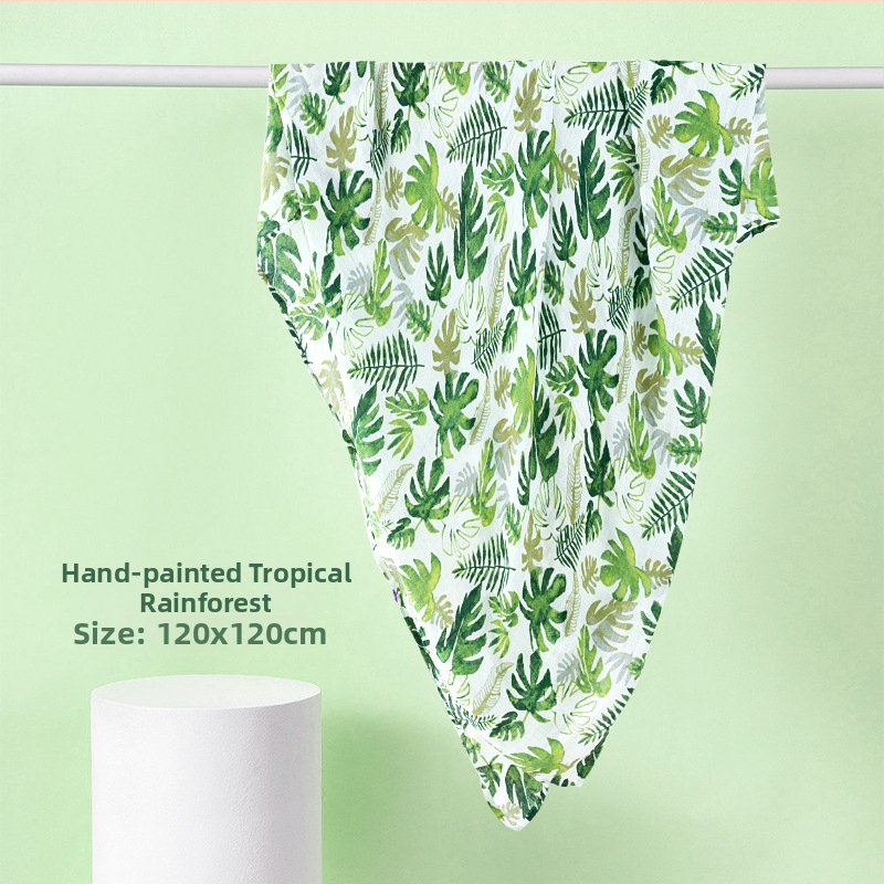 Kūdikio susiuvimo skraistė iš bambuko pluošto ir medvilnės, vasariška lengva, 70% bambuko, 30% medvilnės, karikatūrinis raštas, tinkama kūdikiams ir 1–3 metų vaikams