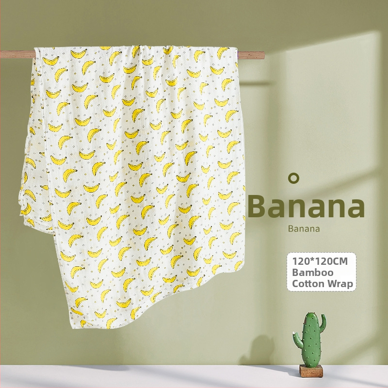 Kūdikio susiuvimo skraistė iš bambuko pluošto ir medvilnės, vasariška lengva, 70% bambuko, 30% medvilnės, karikatūrinis raštas, tinkama kūdikiams ir 1–3 metų vaikams