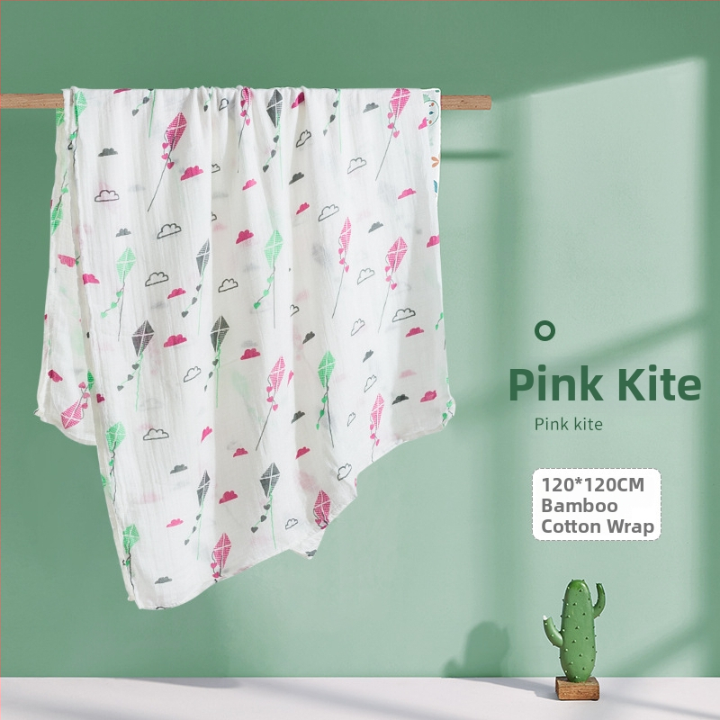 Kūdikio susiuvimo skraistė iš bambuko pluošto ir medvilnės, vasariška lengva, 70% bambuko, 30% medvilnės, karikatūrinis raštas, tinkama kūdikiams ir 1–3 metų vaikams