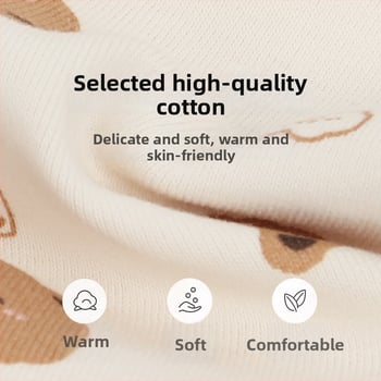 Pūlverio skrybėlė kūdikiams ir vaikams, spaudai medvilnės su Lycra, ausų apsauga, kaklo šiluma, vėjo atsparumas, žiema