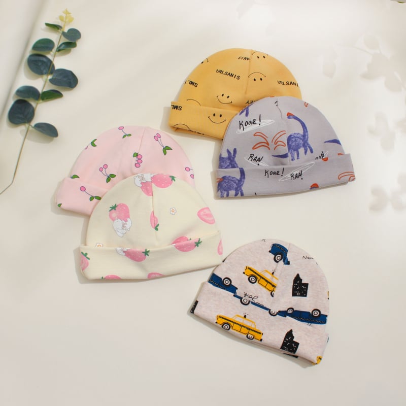 Pūlverio skrybėlė kūdikiams ir vaikams, spaudai medvilnės su Lycra, ausų apsauga, kaklo šiluma, vėjo atsparumas, žiema