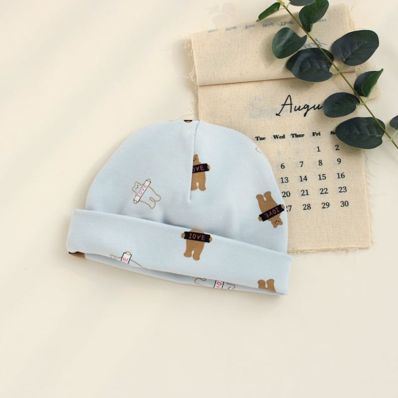 Pūlverio skrybėlė kūdikiams ir vaikams, spaudai medvilnės su Lycra, ausų apsauga, kaklo šiluma, vėjo atsparumas, žiema