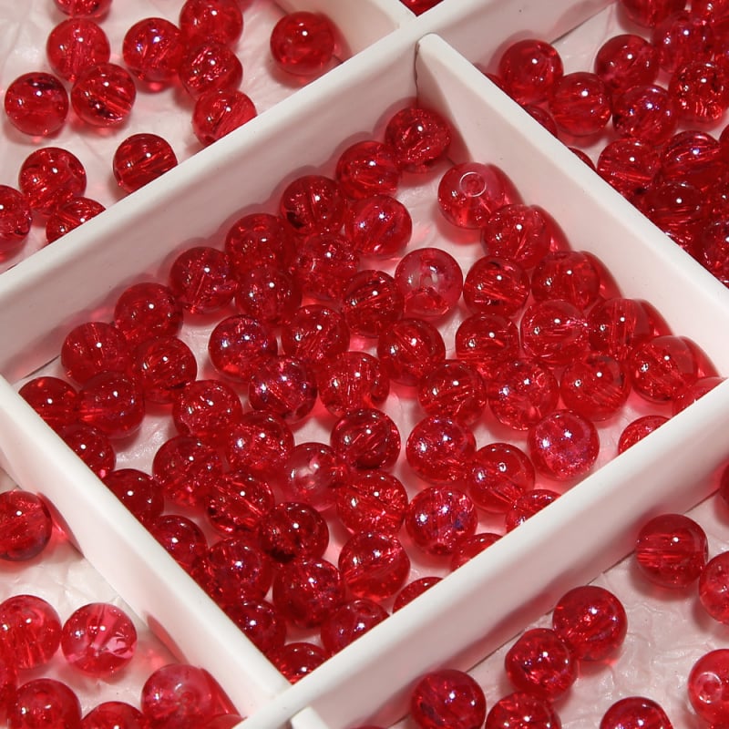 Γυάλινες χάντρες, ελεύθερες, γλασαρισμένες, στρογγυλές, φινίρισμα βαφής ψησίματος, υψηλής ποιότητας στυλ