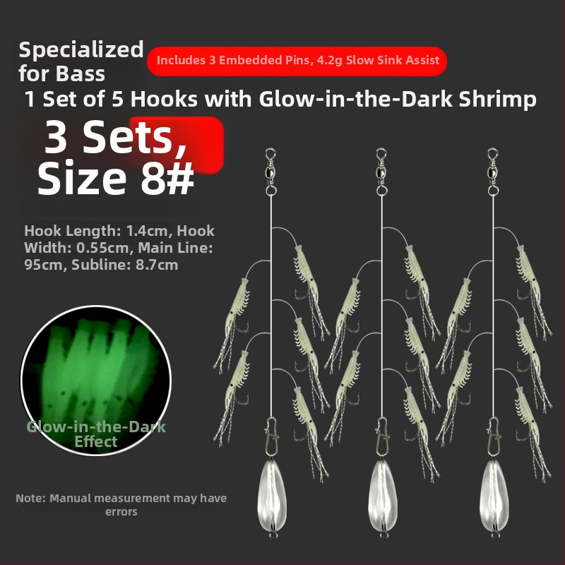 Biomimikātais auklas āķu makšķerēšanas komplekts – ar bodēmāķiem, upes zveja, kastē 10 000 gab.