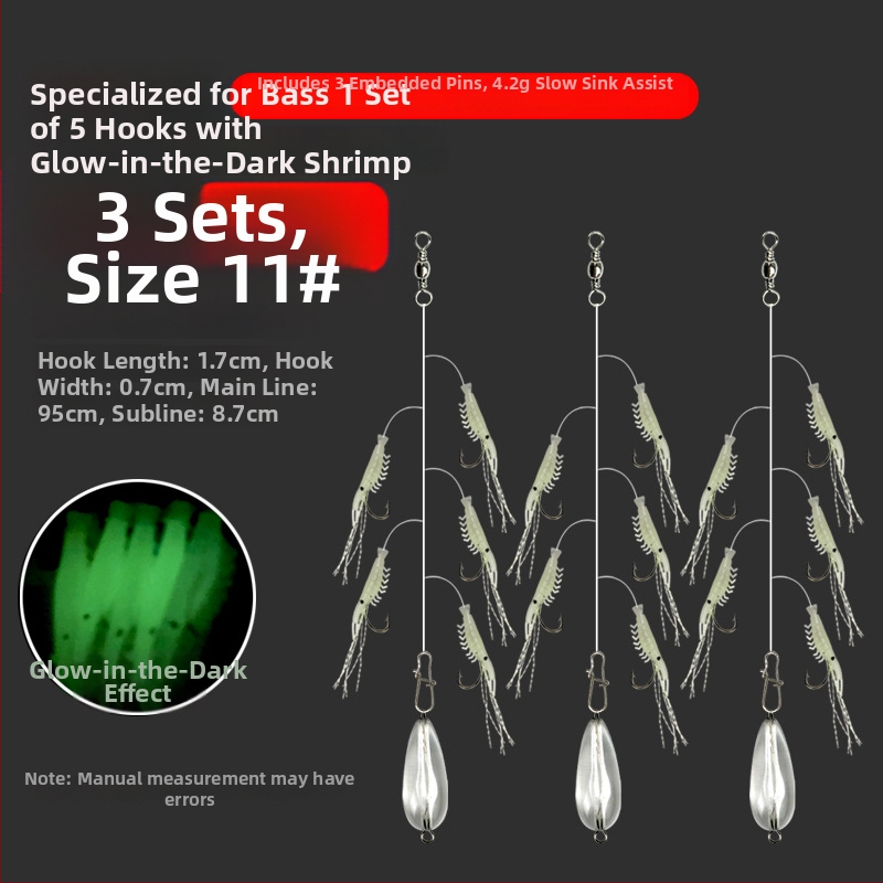 Biomimikātais auklas āķu makšķerēšanas komplekts – ar bodēmāķiem, upes zveja, kastē 10 000 gab.