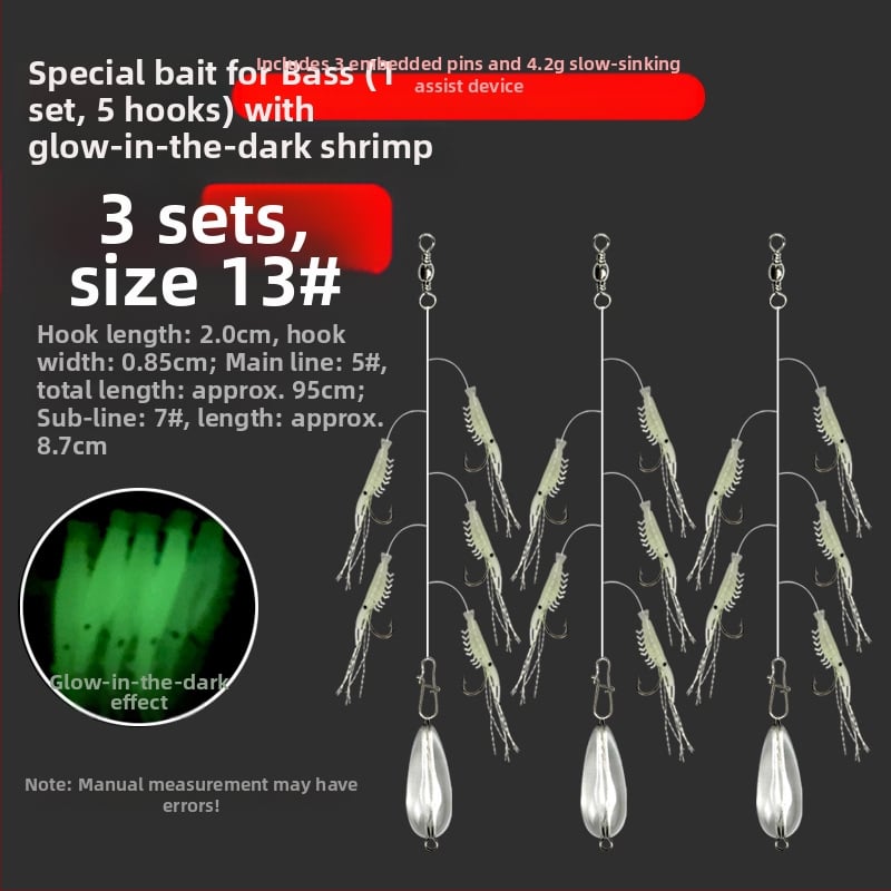 Biomimikātais auklas āķu makšķerēšanas komplekts – ar bodēmāķiem, upes zveja, kastē 10 000 gab.