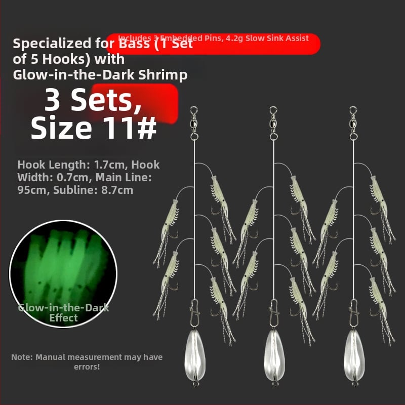 Biomimikātais auklas āķu makšķerēšanas komplekts – ar bodēmāķiem, upes zveja, kastē 10 000 gab.