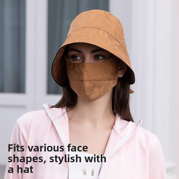 Šilkas iš šilkmedžio pluošto saulės apsaugos veido kaukė, kvėpuojanti, viso veido gaubtas, reguliuojama, dvigubo sluoksnio, akių apsauga