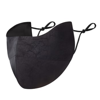 Šilkas iš šilkmedžio pluošto saulės apsaugos veido kaukė, kvėpuojanti, viso veido gaubtas, reguliuojama, dvigubo sluoksnio, akių apsauga