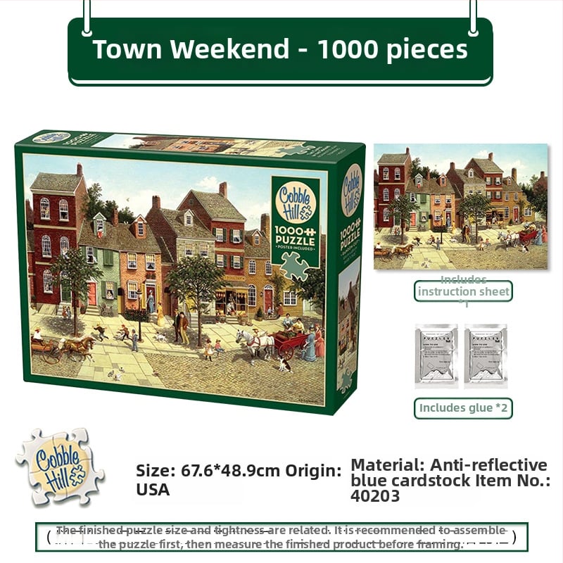 3D puzle — papīra sastāvs, izcelsme ASV, 14+ vecumam, burti ilustrācijas, dēļi