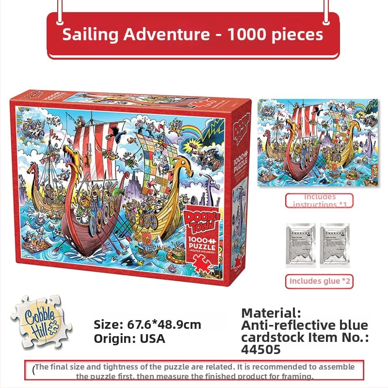 3D puzle — papīra sastāvs, izcelsme ASV, 14+ vecumam, burti ilustrācijas, dēļi