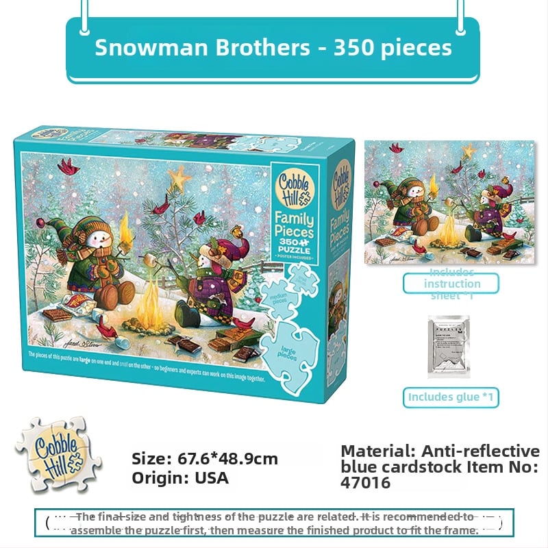 3D puzle — papīra sastāvs, izcelsme ASV, 14+ vecumam, burti ilustrācijas, dēļi