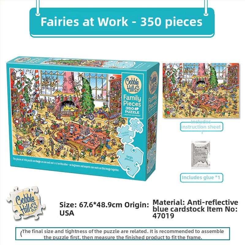 3D puzle — papīra sastāvs, izcelsme ASV, 14+ vecumam, burti ilustrācijas, dēļi