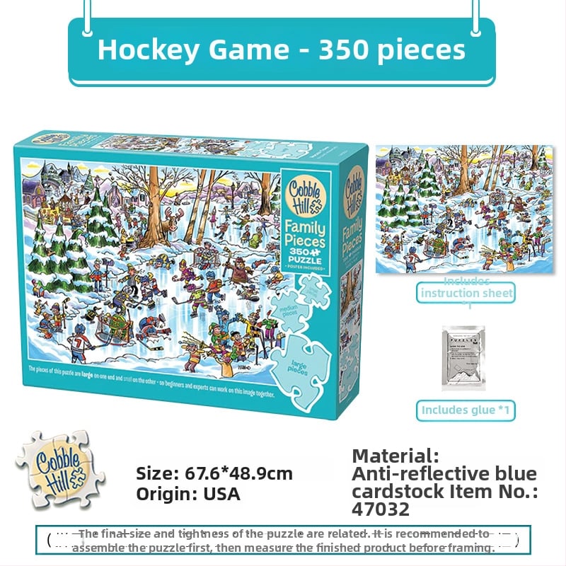 3D puzle — papīra sastāvs, izcelsme ASV, 14+ vecumam, burti ilustrācijas, dēļi