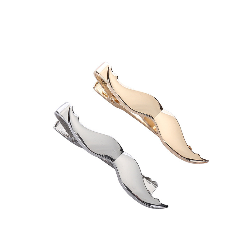 Kakla klips ar lapu ziedu motīvu, universāls, cinka sakausējums, elektroplēšana, plakana galva