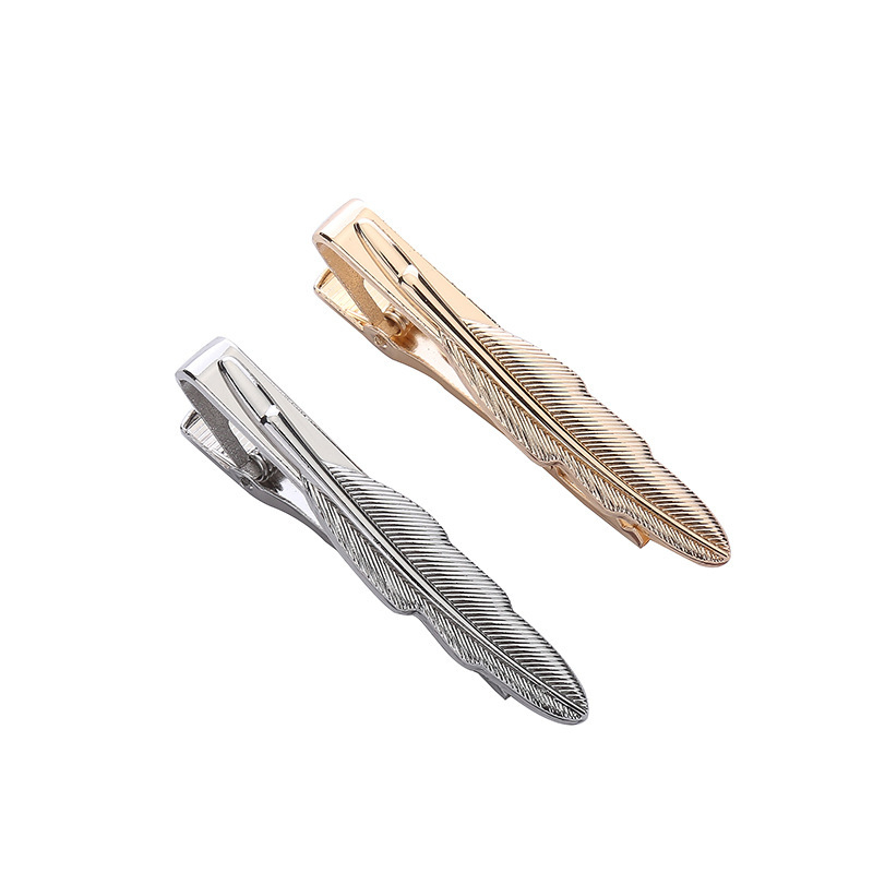 Kakla klips ar lapu ziedu motīvu, universāls, cinka sakausējums, elektroplēšana, plakana galva