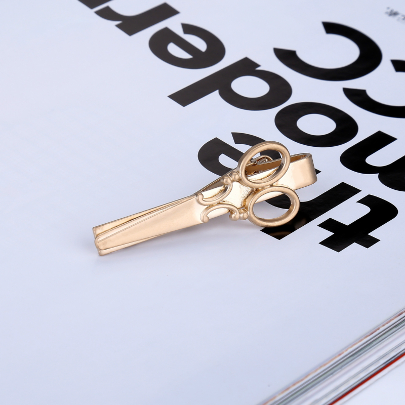 Kakla klips ar lapu ziedu motīvu, universāls, cinka sakausējums, elektroplēšana, plakana galva