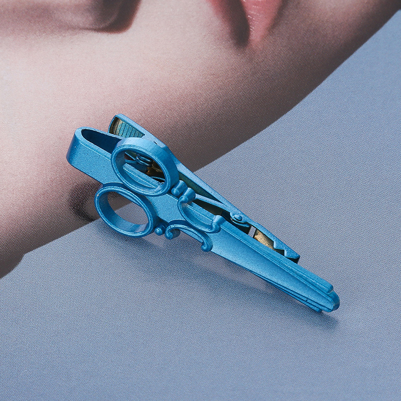 Kakla klips ar lapu ziedu motīvu, universāls, cinka sakausējums, elektroplēšana, plakana galva