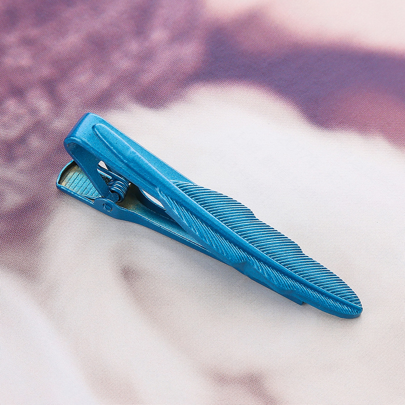 Kakla klips ar lapu ziedu motīvu, universāls, cinka sakausējums, elektroplēšana, plakana galva